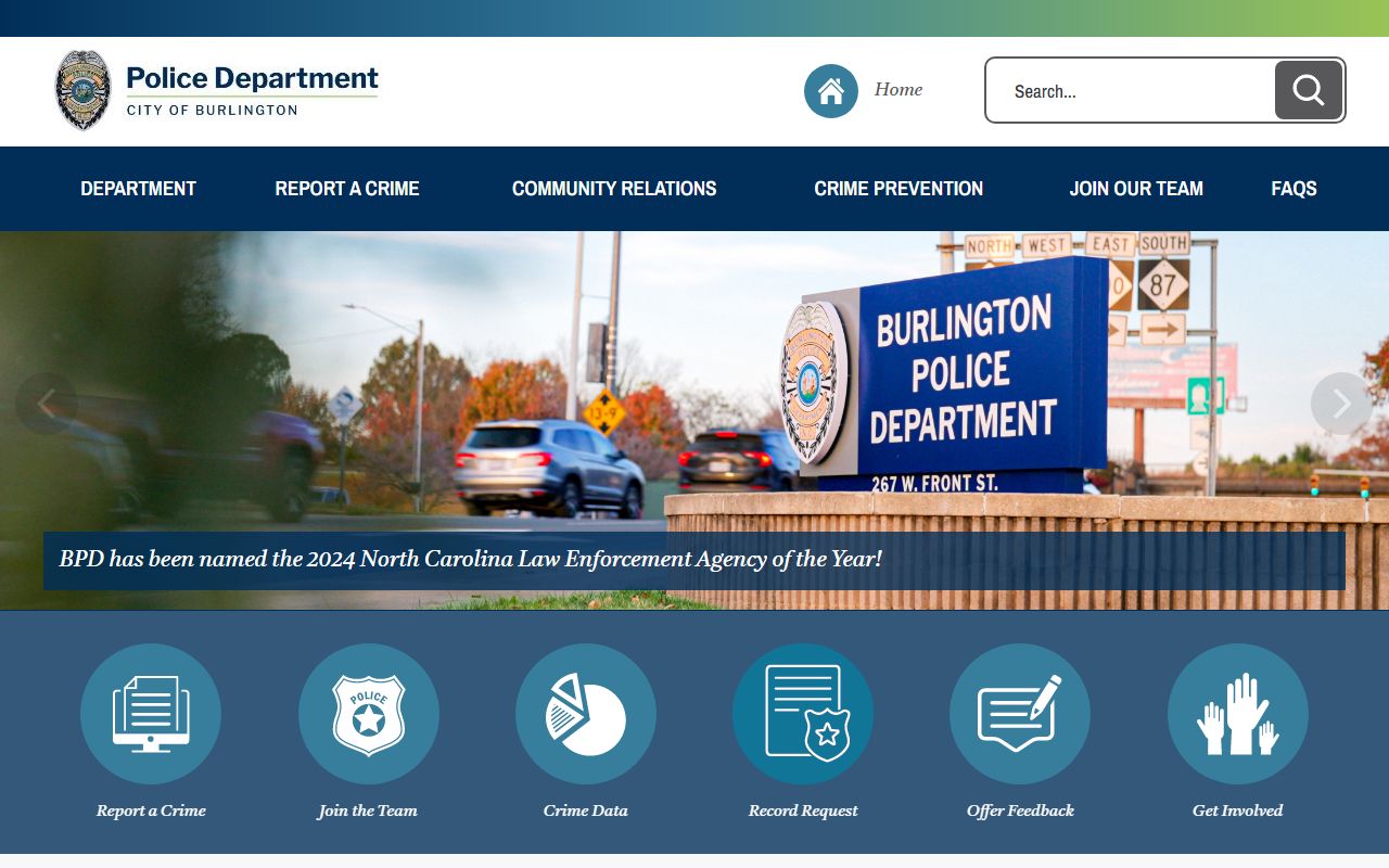Burlington Police Department arrest records and jail mugshots