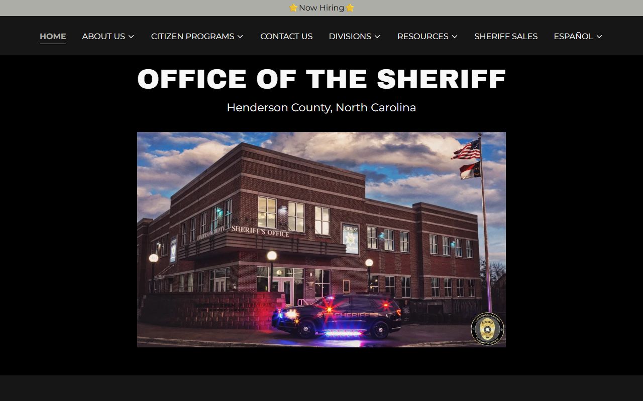 Henderson County Sheriff's Office jail mugshots and booking records
