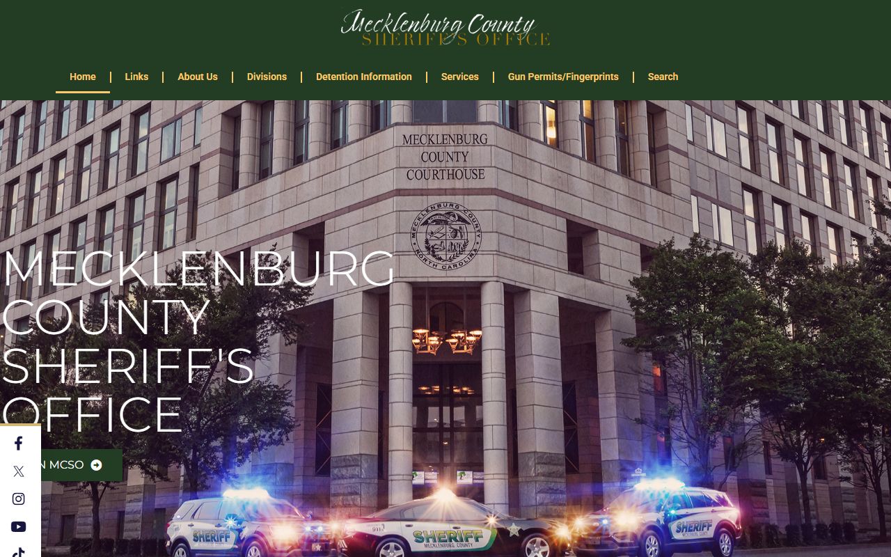 Mecklenburg County jail mugshots and arrest records from the Sheriff's Office in Charlotte