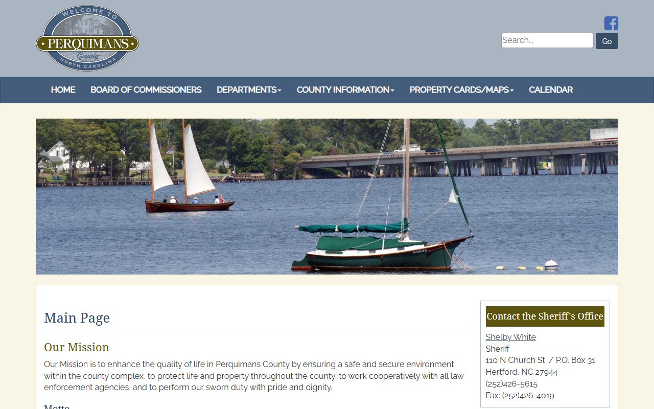 Perquimans County Sheriff's Office jail mugshots and booking records