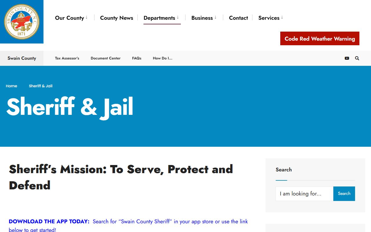 Swain County jail mugshots from the Swain County Sheriff's Office